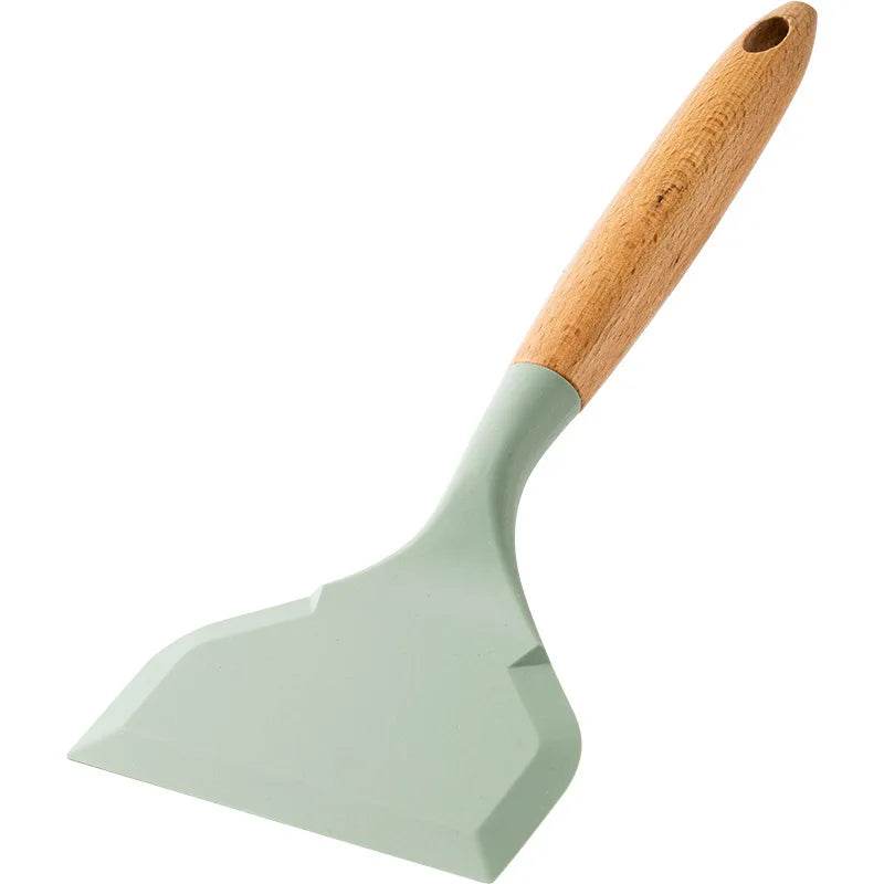 Espátula de Silicone com Cabo de Madeira - Haustter - Haustter