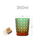 Copo Edo Kiriko com Padrão de Crisântemo - Haustter - Haustter