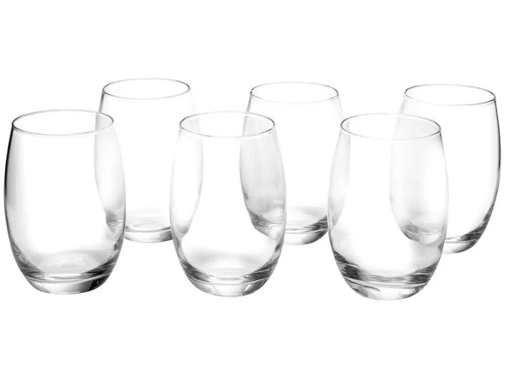 Jogo de Copos Aruba 6 Peças 465ml - Design Elegante e Toque Premium | Haustter - Haustter