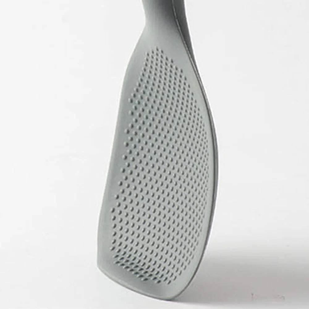 Colher de Silicone Resistente com Cabo de Madeira, Utensílio para Arroz e Panelas Antiaderentes - Haustter - Haustter