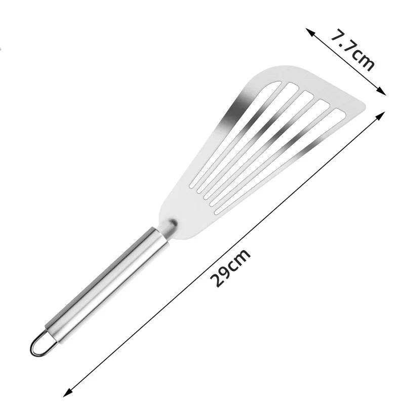 Kit de Espátulas de Inox com Silicone - Haustter - Haustter