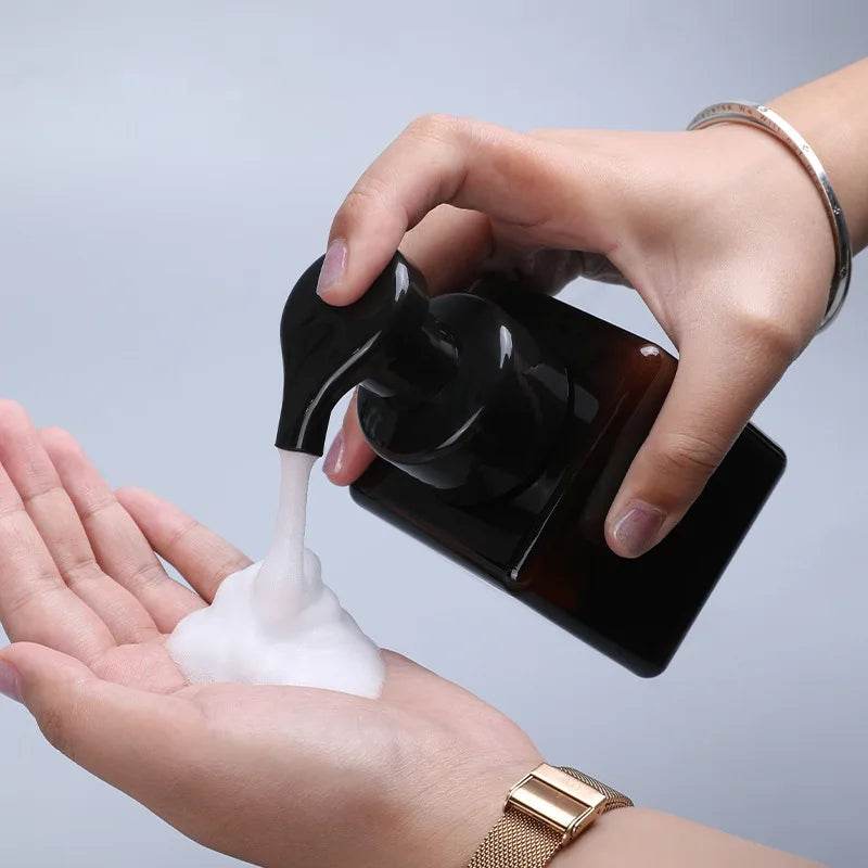 Garrafa Dispensadora de Espuma Quadrada de 450ml Plástico - Haustter - Haustter