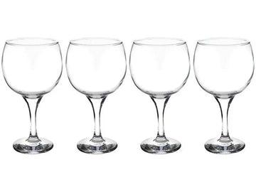 Jogo de Taças para Gin 4 Peças 600ml - Resistência e Glamour em Vidro | Haustter - Haustter