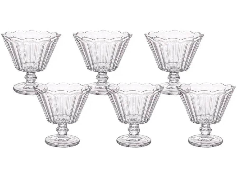 Jogo de Taças Lótus 6 Peças 150ml - Elegância para Sobremesas | Haustter - Haustter