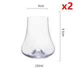 Copo Nosing de Vidro com Fundo Côncavo para Whisky e Destilados - Haustter - Haustter