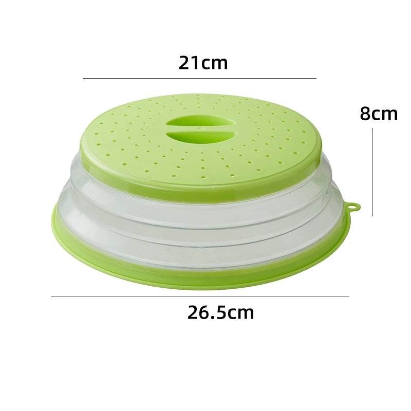 Tampa Dobrável de Silicone para Micro-ondas 2 em 1 - Haustter - Haustter