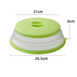Tampa Dobrável de Silicone para Micro-ondas 2 em 1 - Haustter - Haustter