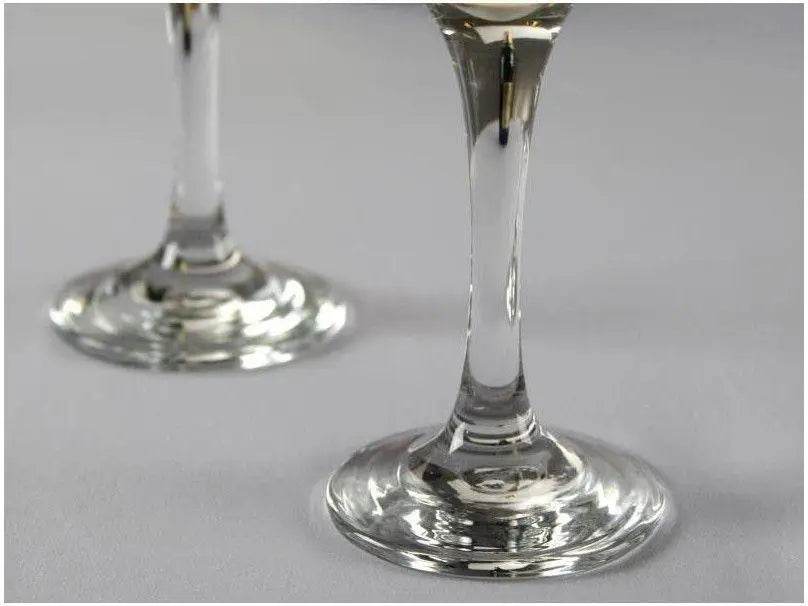 Jogo de Taças Lírio Vidro 6 Peças 180ml - Brinde com Elegância | Haustter - Haustter