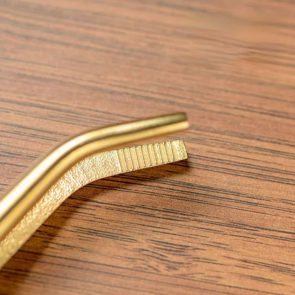 Pinça de chá em bronze