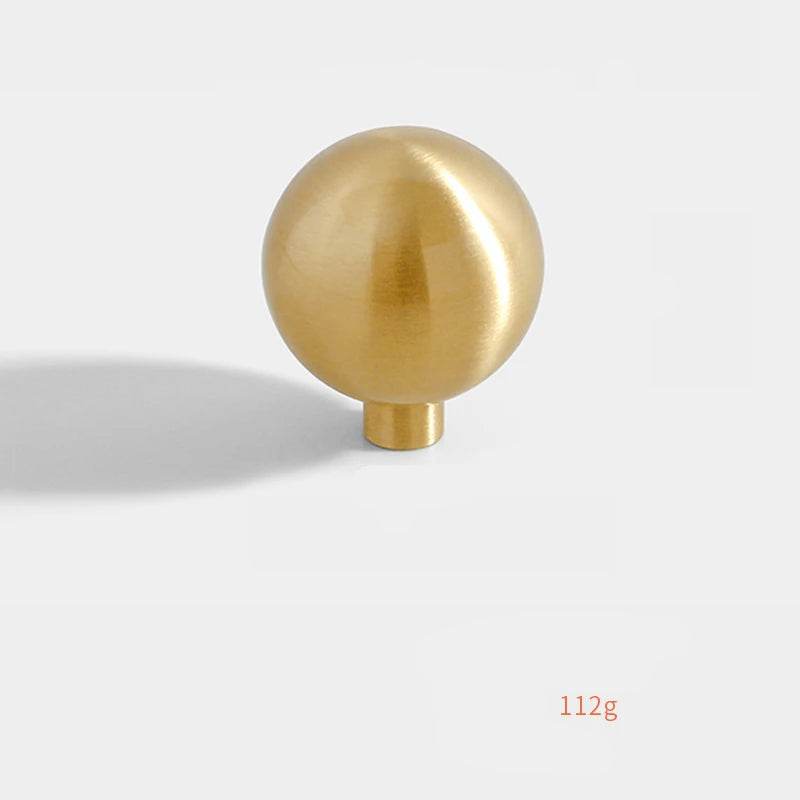 Puxador Esférico de Móveis em Bronze Moderno Minimalista - Haustter - Haustter