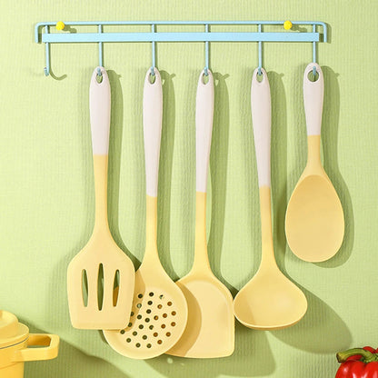 5/1 Utensílios de Silicone Bicolor, Conjunto - Haustter