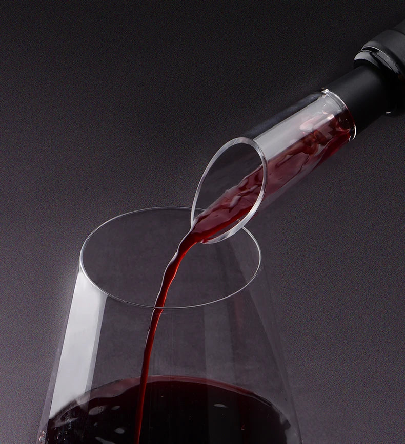 Dosador, Aerador e Rolha de Vinho Premium - Bico Vertedor com Rolha | Haustter