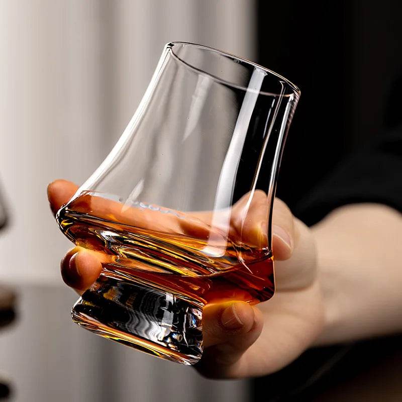 2/4/6 pçs copo de uísque de vidro cristal conjunto de 250ml claro sem chumbo copos para beber escocês licor barware cerveja espíritos vinho glasse - Haustter