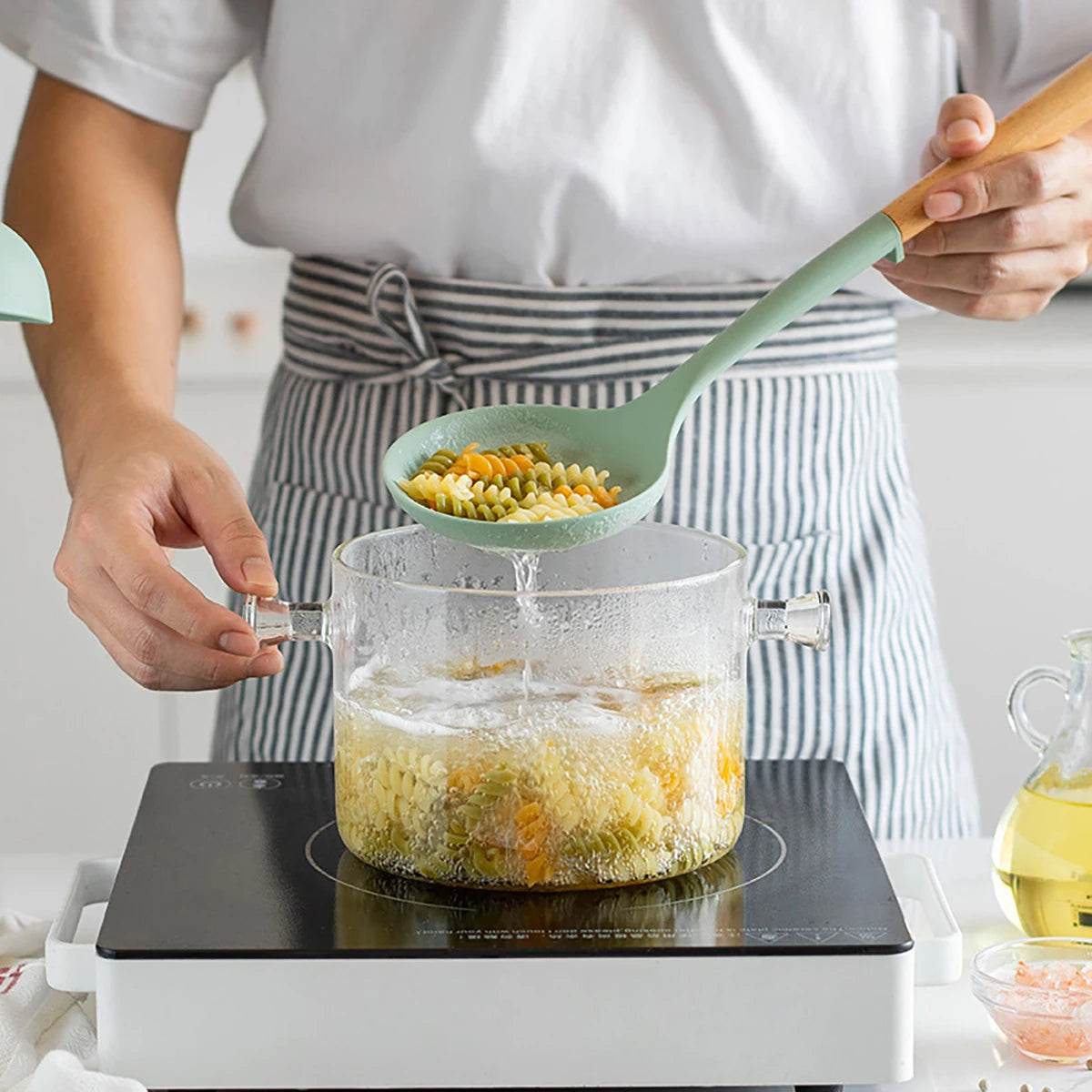 Conjunto de Utensílios de Cozinha em Silicone com 5 Peças - Haustter - Haustter