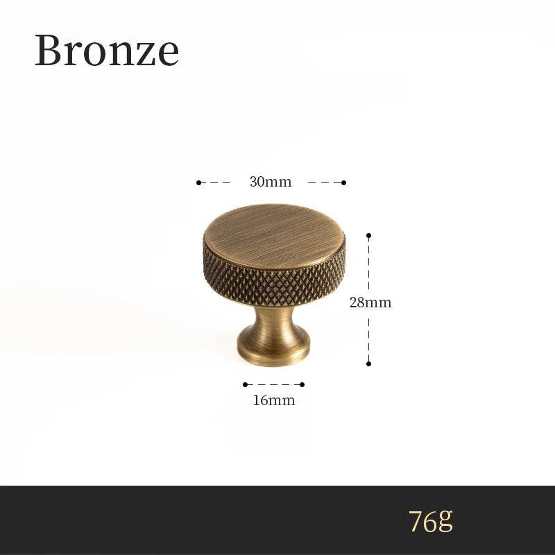 Puxador de Bronze com Padrão Diamante - Haustter - Haustter
