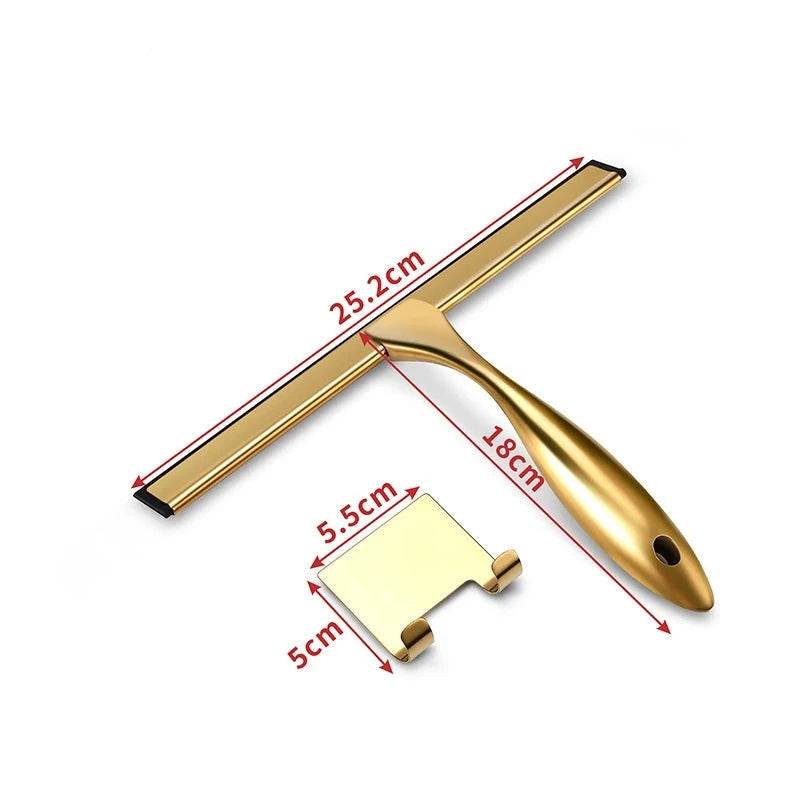 Mini Rodo em Aço Inoxidável Dourado e Silicone- Haustter - Haustter