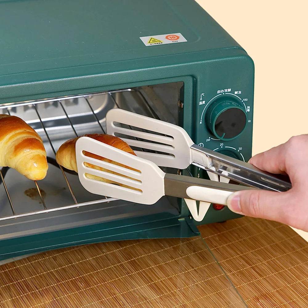 Pinça Pegador de Silicone e Aço Inoxidável para Cozinha e Churrasco - Haustter - Haustter