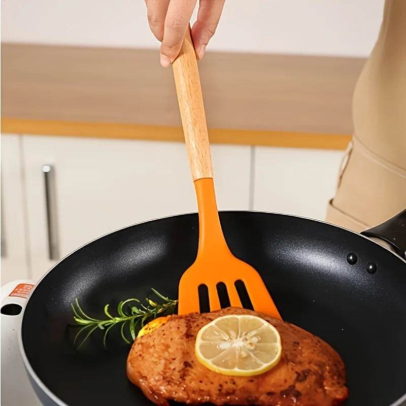 3 Utensílios de Cozinha de Silicone Antiaderente, Conjunto - Haustter - Haustter