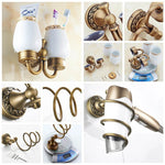 Acessórios para Banheiro Estilo Retrô/Antigo em Bronze - Haustter - Haustter