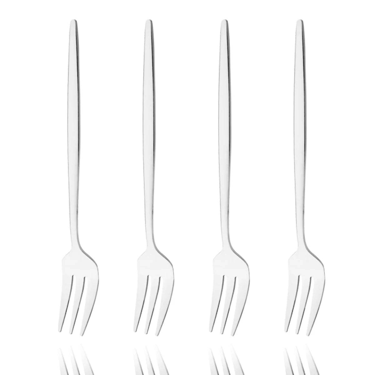 4 Garfos Dourados para Sobremesa, Conjunto - Haustter - Haustter