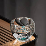 Copo Crystal Nobre 50ml – Talhado como Diamante e Fragmentos Dourados | Haustter - Haustter