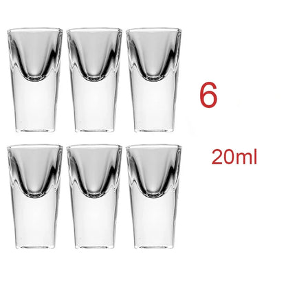 Conjunto de Copos Pequenos para Shot 20ml com Fundo Quadrado - Haustter