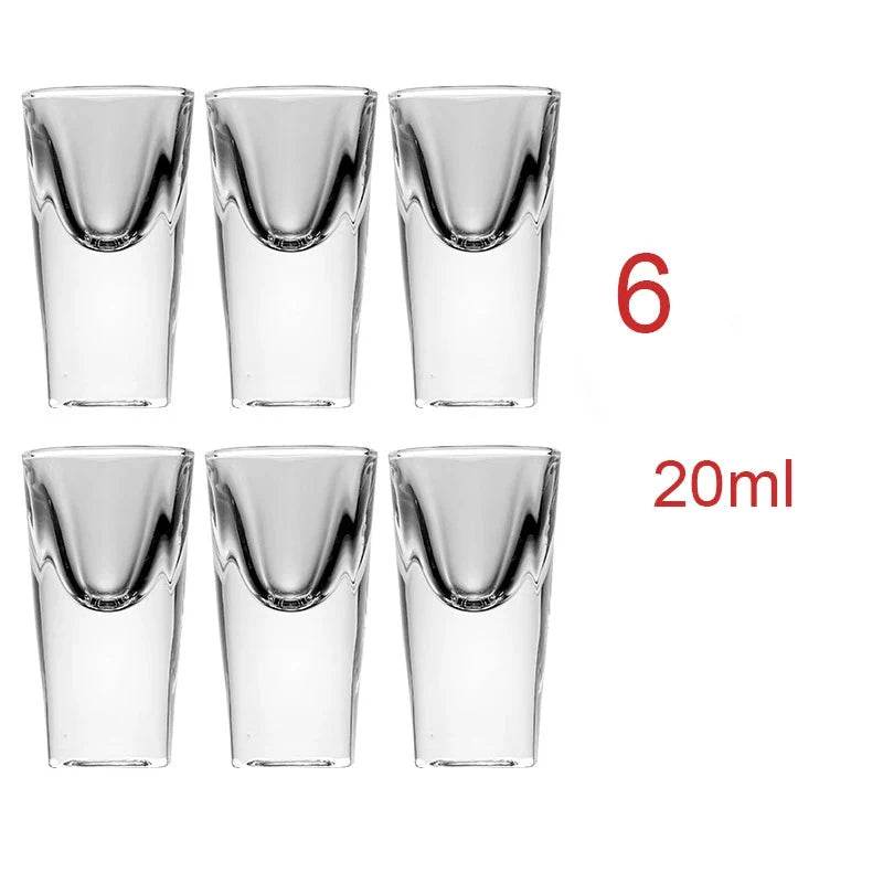 Conjunto de Copos Pequenos para Shot 20ml com Fundo Quadrado - Haustter - Haustter