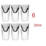Conjunto de Copos Pequenos para Shot 20ml com Fundo Quadrado - Haustter - Haustter