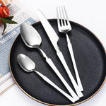 16 Talheres de Aço Inoxidável Harmonia Inox, Conjunto - Haustter - Haustter