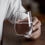 Conjunto de 2 Copos Transparentes 375ml com Formato Oval - Haustter - Haustter