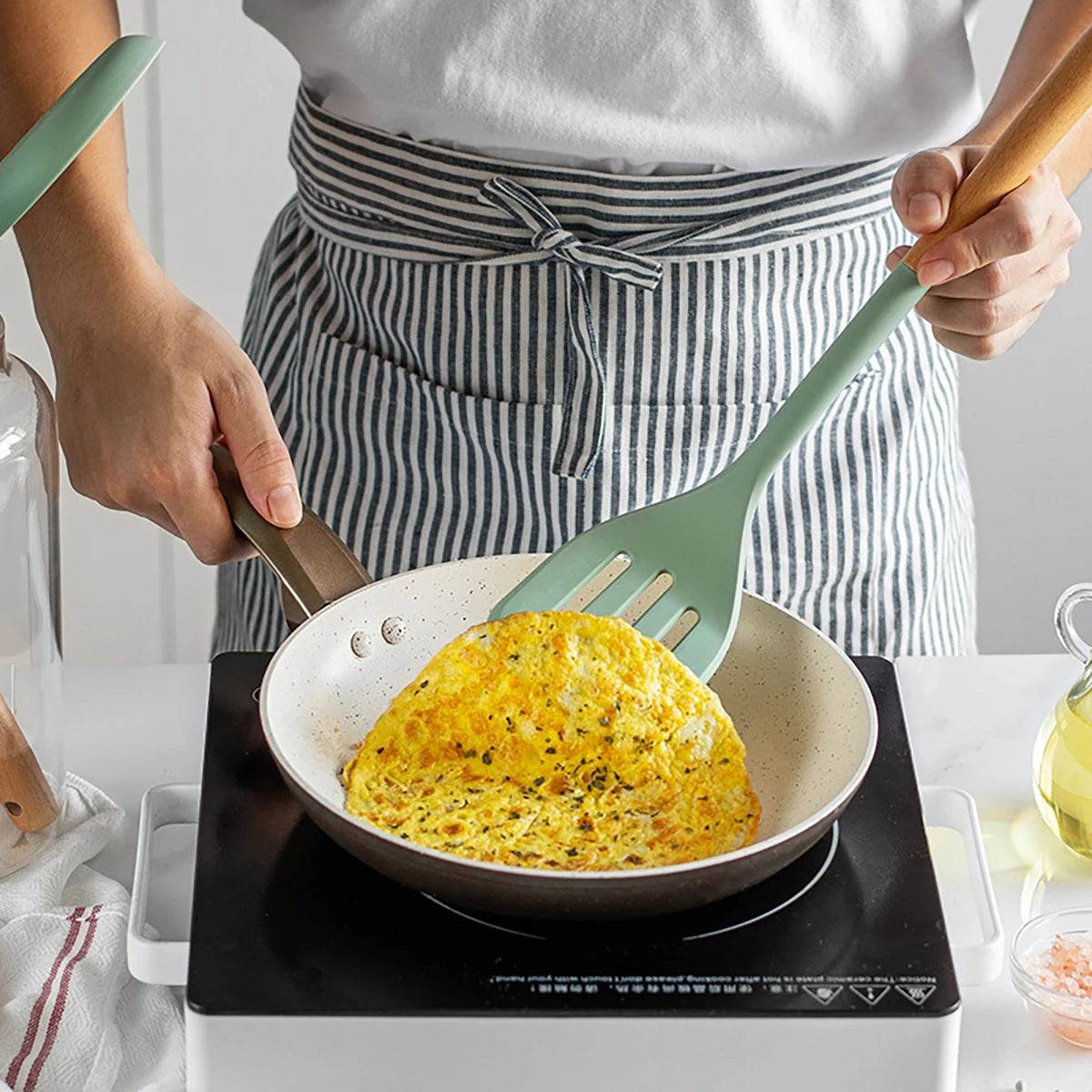 Conjunto de Utensílios de Cozinha em Silicone com 5 Peças - Haustter - Haustter