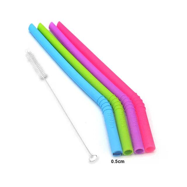 Canudos de Silicone Reutilizáveis Walfos - Haustter - Haustter