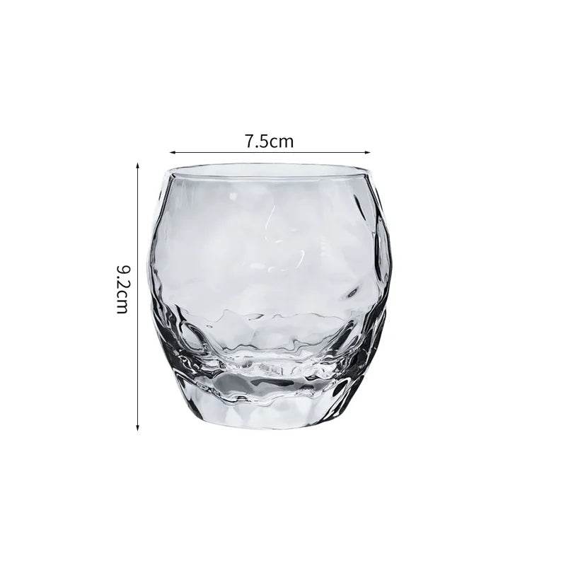 Copo de Vidro 350ml com Padrão de Nuvens - Haustter - Haustter
