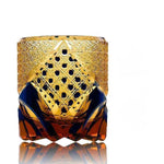 Copo de Whisky Edo Kiriko com Cristais Âmbar - Haustter - Haustter