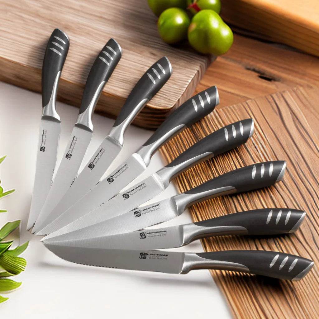 4/6/8 Facas e Garfos de Aço Inoxidável Alemão, Conjunto - Haustter - Haustter
