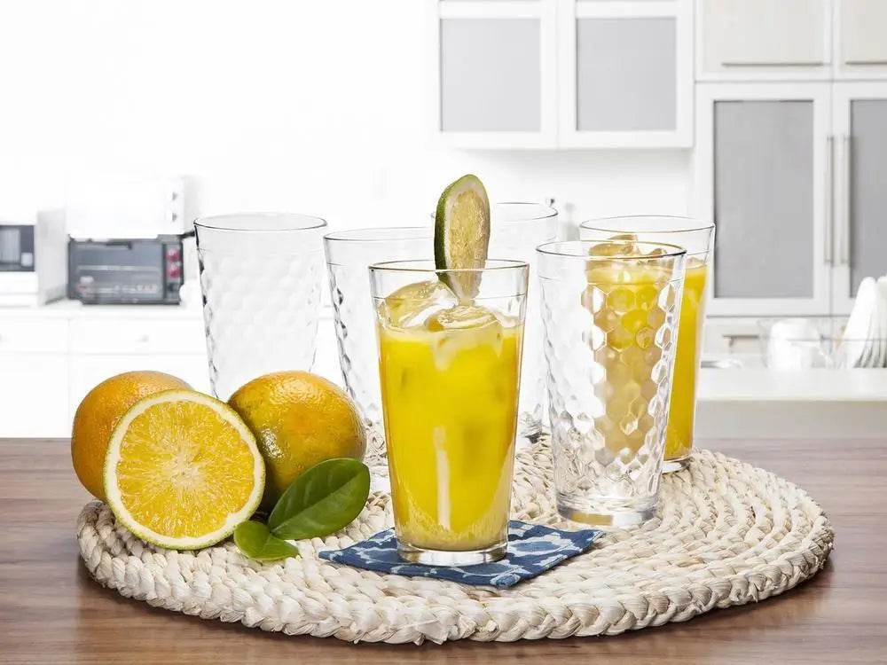 Jogo de Copos SM Marrocos 6 Peças 350ml - Design Geométrico e Brilho Intenso | Haustter - Haustter