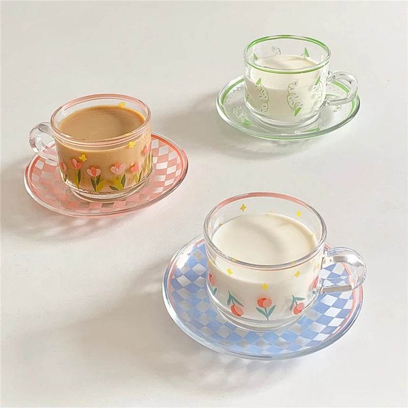Conjunto de Xícara e Pires de Café Coreano - Haustter - Haustter