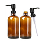 Conjunto de Dispensadores de Sabão de Vidro Âmbar - Haustter - Haustter