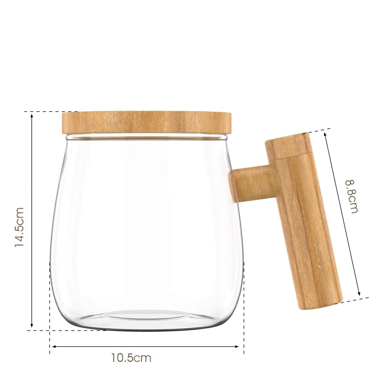 Caneca Mixer 400ml para Achocolatado e Whey Protein - Haustter - Haustter