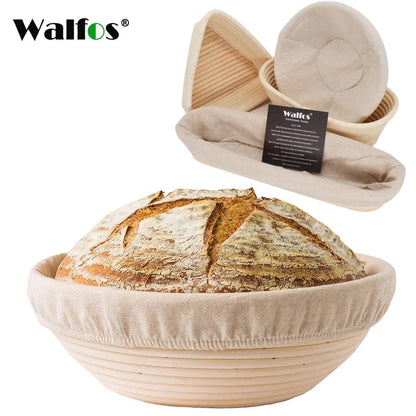 Cesta de Fermentação em Rattan Natural Walfos para Pães - Haustter