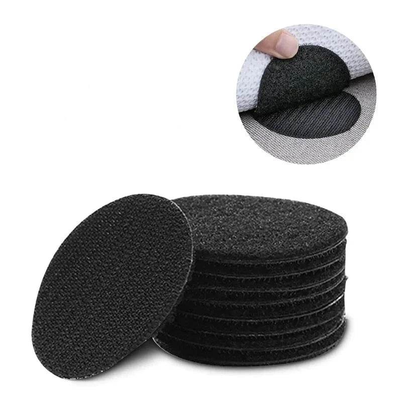 5/10 Pares Velcro Autoadesivo Par Macho e Fêmea, Discos de 60mm com Cola Forte - Haustter - Haustter