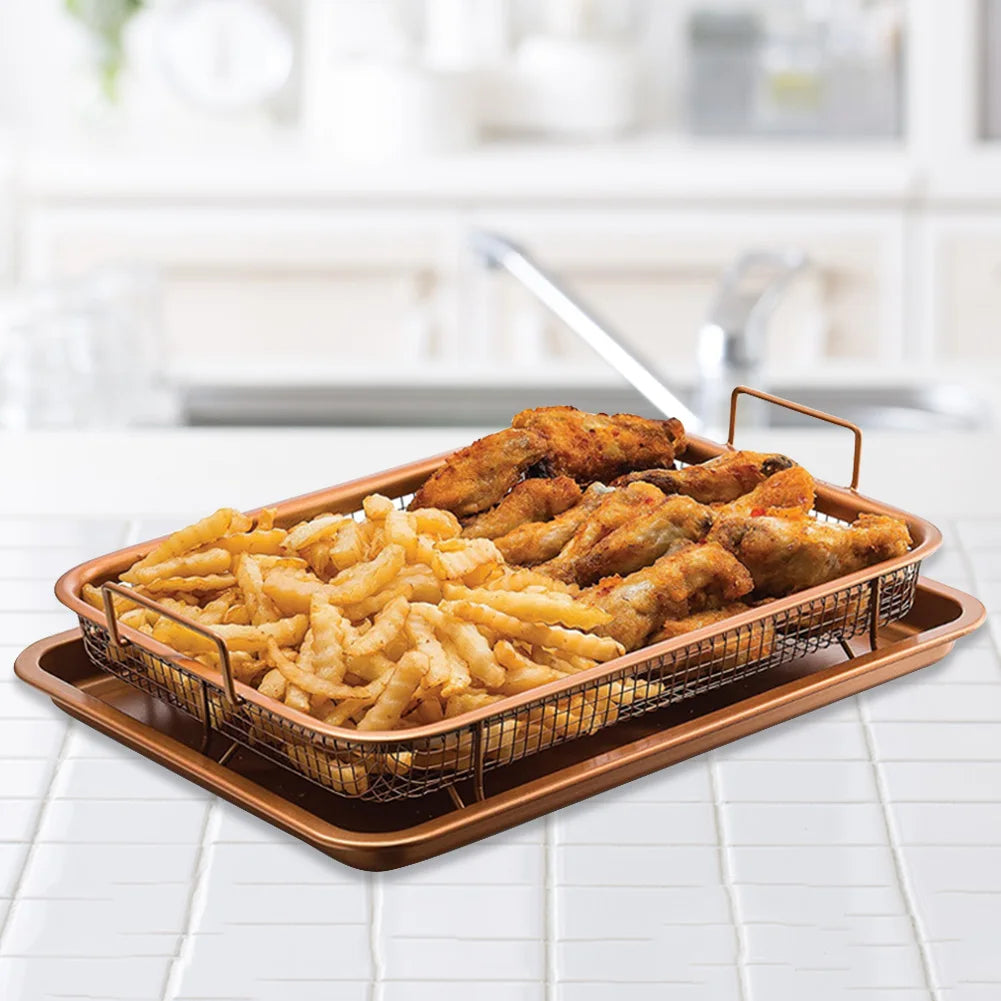 Cesta de fritura em aço inox