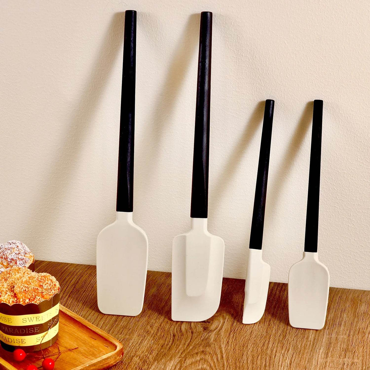Kit de 4 Espátulas de Silicone - Haustter - Haustter