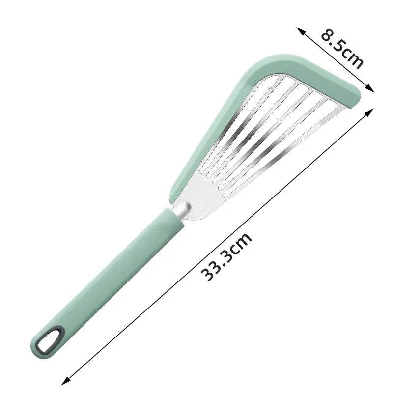 Kit de Espátulas de Inox com Silicone - Haustter - Haustter