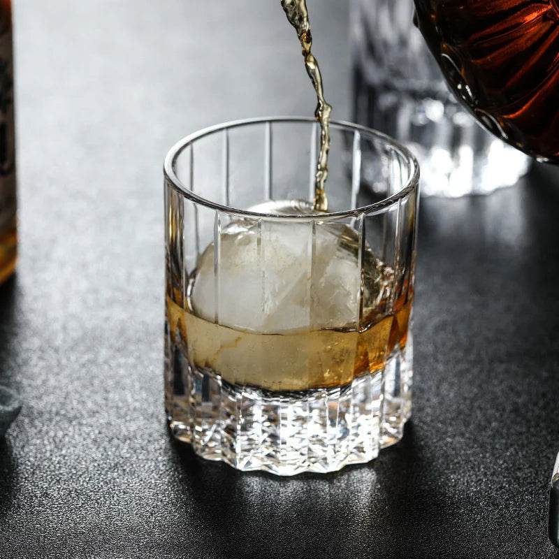 Copo de Whisky Luxuoso com Efeito Kaleidoscópio - Haustter - Haustter