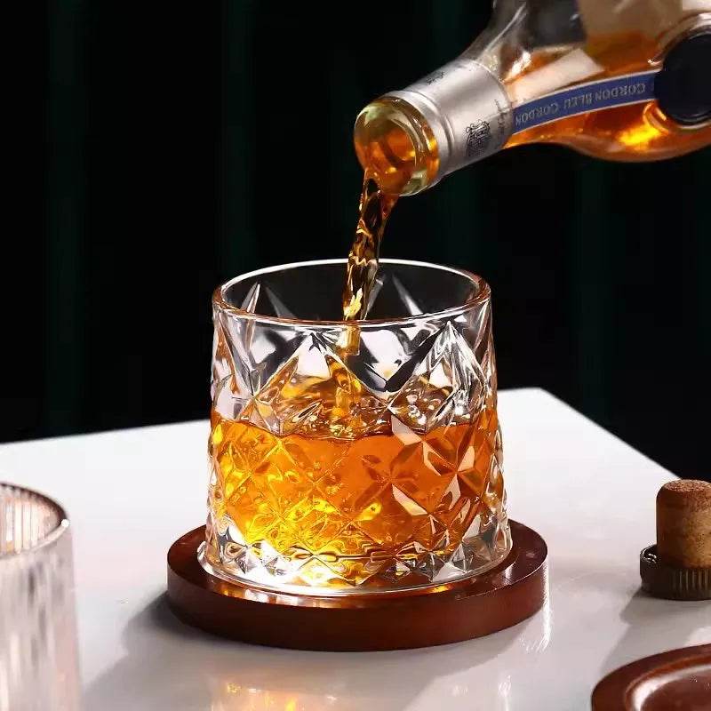 Copo de Whisky Rotativo com Base - Haustter - Haustter