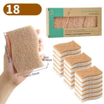 18 Esponjas de Lavar Louça Natural de Fibra de Casca de Coco - Haustter - Haustter