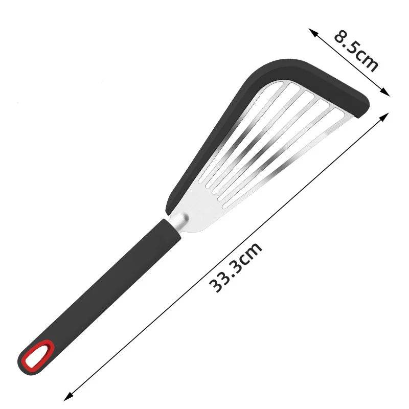 Kit de Espátulas de Inox com Silicone - Haustter - Haustter