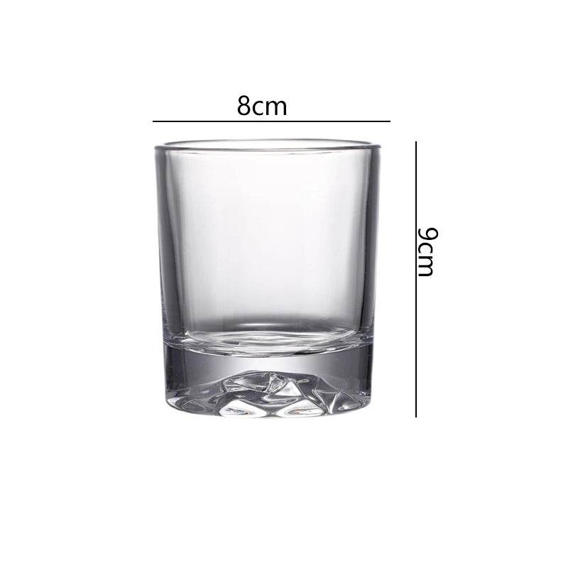 Conjunto de Copos com Base Cristal Bruto 250ml - Haustter - Haustter