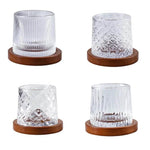 Copo de Whisky Rotativo com Base - Haustter - Haustter